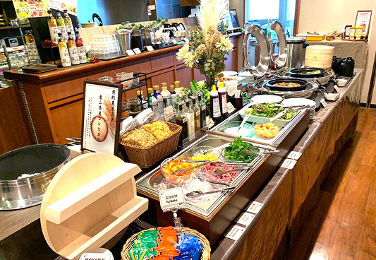 朝食会場「en」